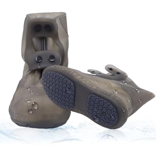 PALAY® Silicone Shoe Covers for Kids, Men, Women with Double-Breasted, Anti-Slip and Waterproof Shoe Cover, TPE Sole Wear-resistant and Reusable Shoes Cover for Rainy Season (for Size 9-11) PALAY® Silicone Shoe Covers for Kids, Men, Women with Double-Breasted, Anti-Slip and Waterproof Shoe Cover, TPE Sole Wear-resistant and Reusable Shoes Cover for Rainy Season (for Size 9-11)